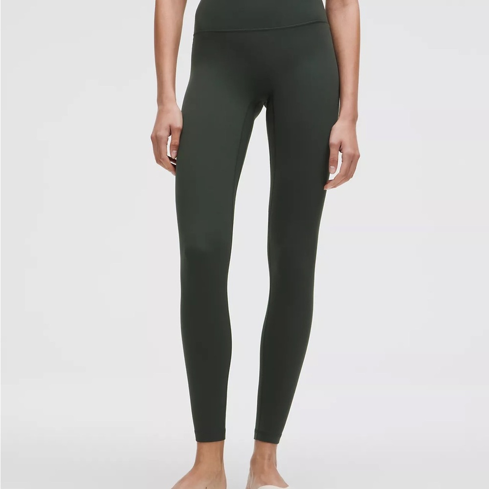 Lululemon Align 25” (with seam) Rainforest Green
